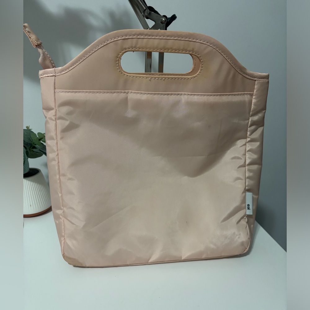 Indigo insulated lunch bag baby pink